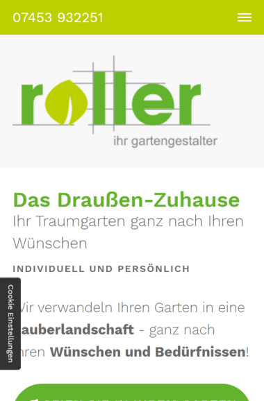 Roller Gartengestaltung | Handy
